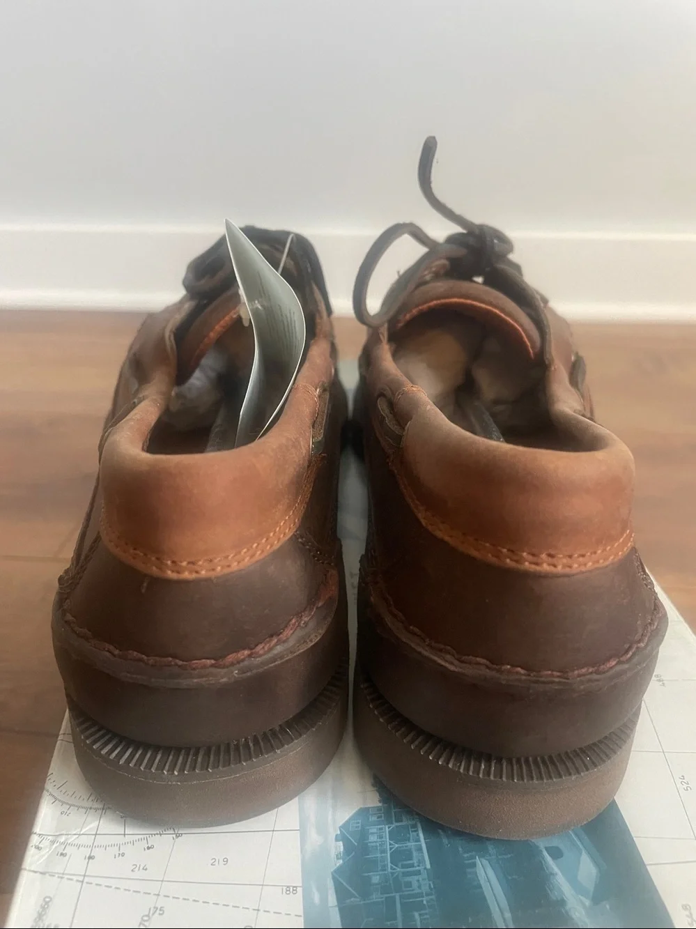 NWT Sperry Men’s Get Wet Brown Top Sider Loafers Size 9M